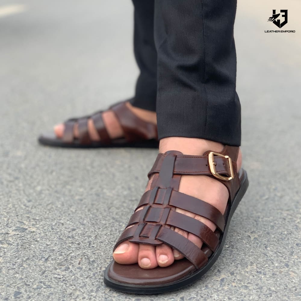 Le Pure Leather Handmade Straps-Sd1021 Sandal