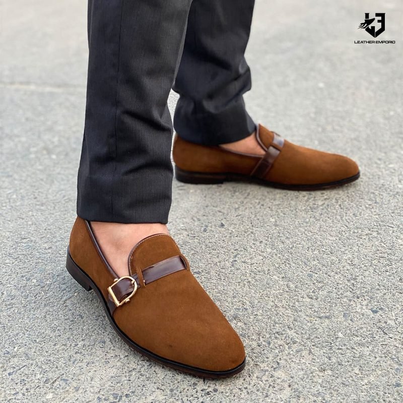 Le Pure Leather Handmade Avaton Suede Formal Shoes