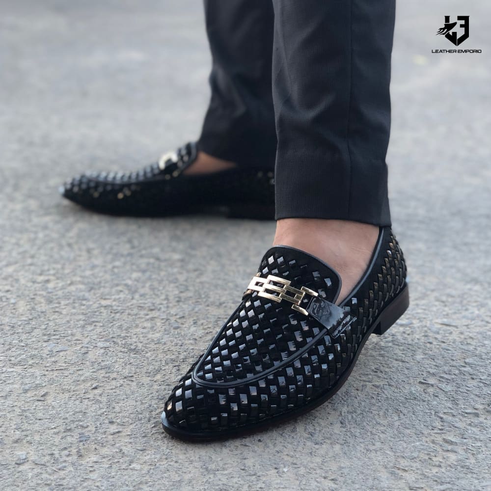 Le Pure Leather Handmade Woven-9292 Formal Shoes