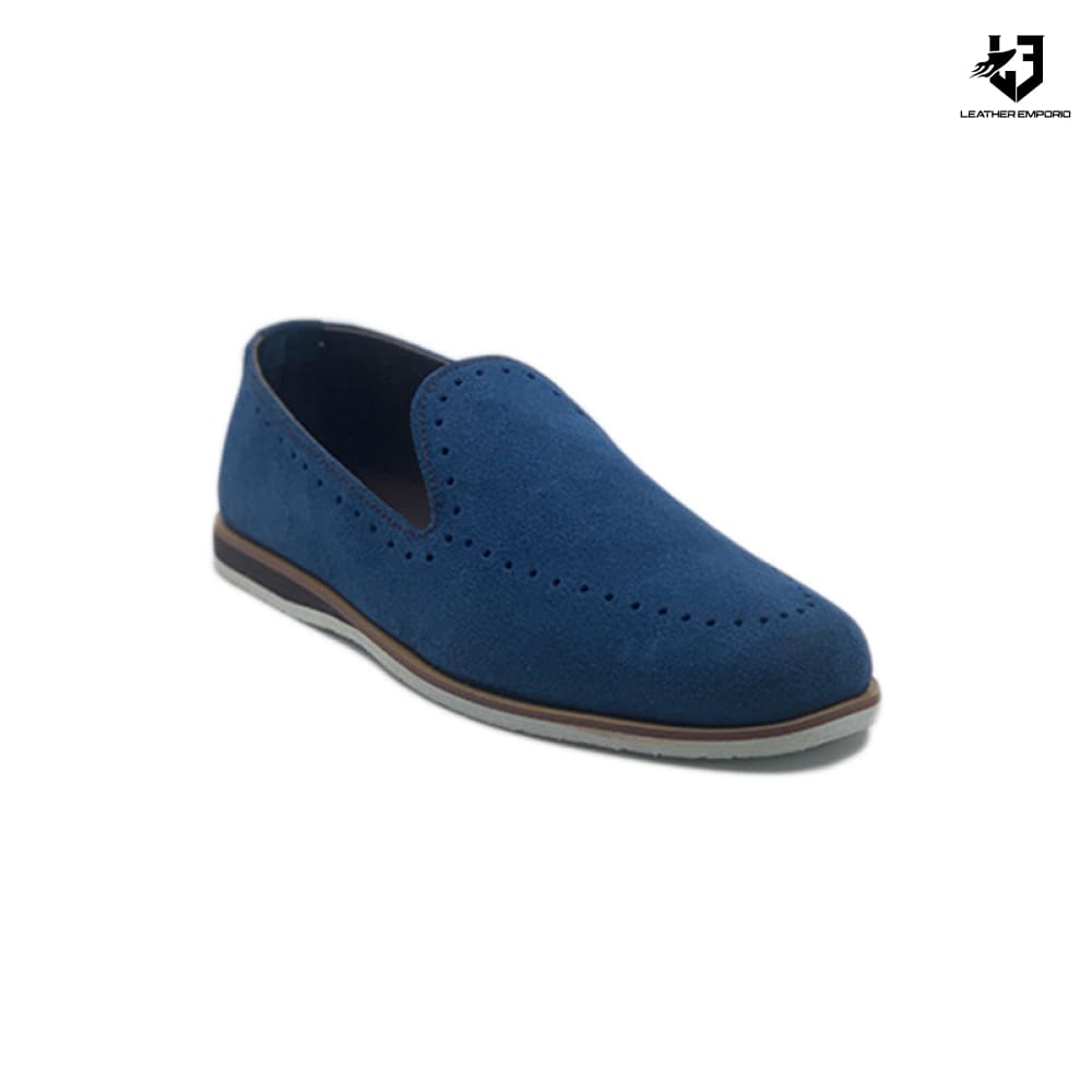 Leather Emporio Pure Hand Made Blue Bird-166 Casual Shoes